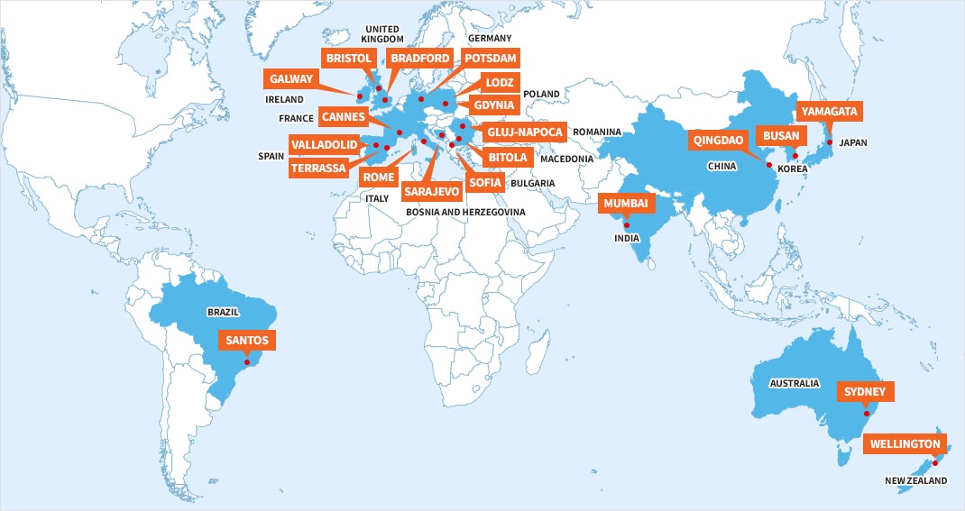 world map