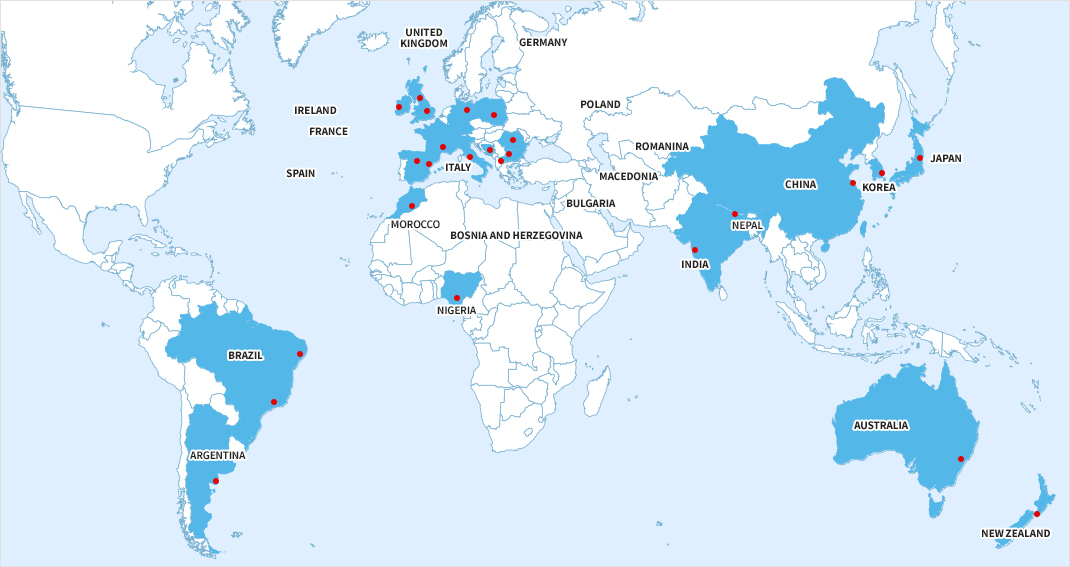 world map